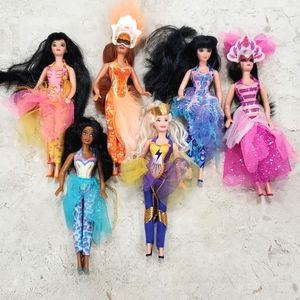 Vintage Tenko dolls Guardians of Magic lot of 6 dolls